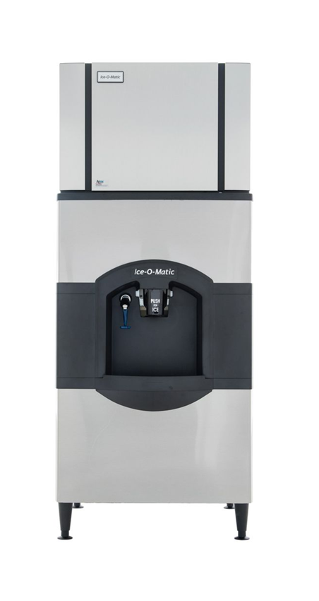 その他 ICE Ice-O-Matic 180 lb. Floor Model Ice Dispenser w/ Built-in Water